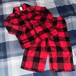 Old Navy Plaid Pajama Set